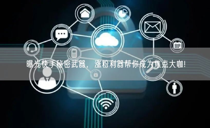 曝光快手秘密武器，涨粉利器帮你成为焦点大咖!