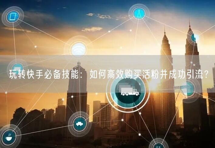 玩转快手必备技能：如何高效购买活粉并成功引流？